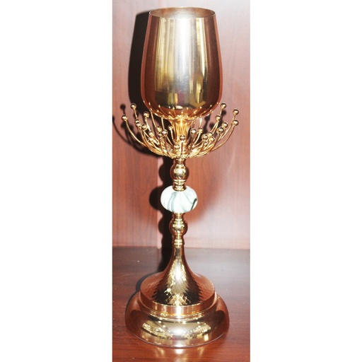 Carved Gold Decorative Vase 54 Cm Gold Color V-D6651L