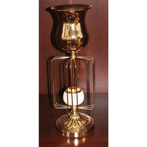 Gold Decorative Vase 47 Cm Gold Color V-D90386S