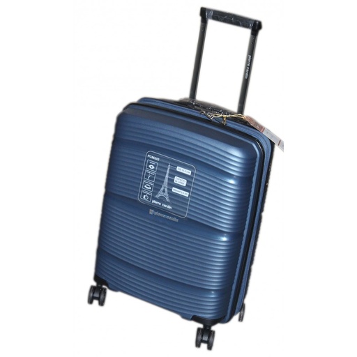PIERRE CARDIN SUITCASE, NAVY BLUE VAL-PC86302B/SMALL SIZE